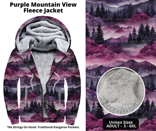 Preorder! Closes 10/21. ETA Jan. Purple Mountain View Jackets