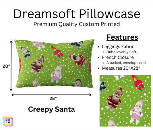 Creepy Santa Dreamsoft Pillowcase