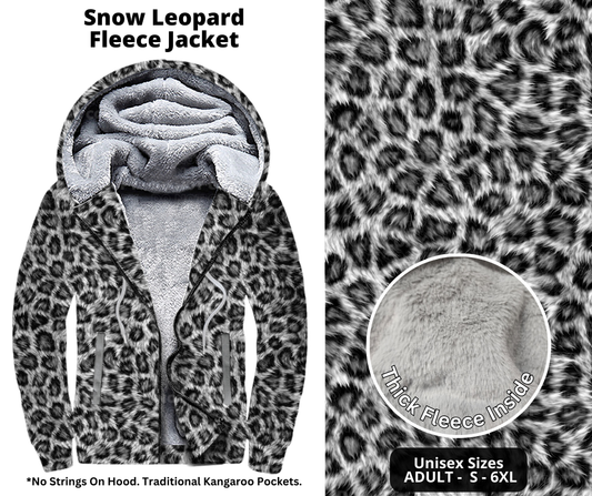 Preorder! Closes 10/21. ETA Jan. Snow Leopard Jackets