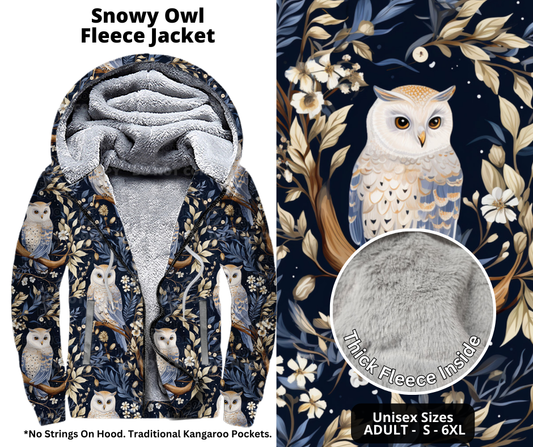 Preorder! Closes 10/21. ETA Jan. Snowy Owl Jackets