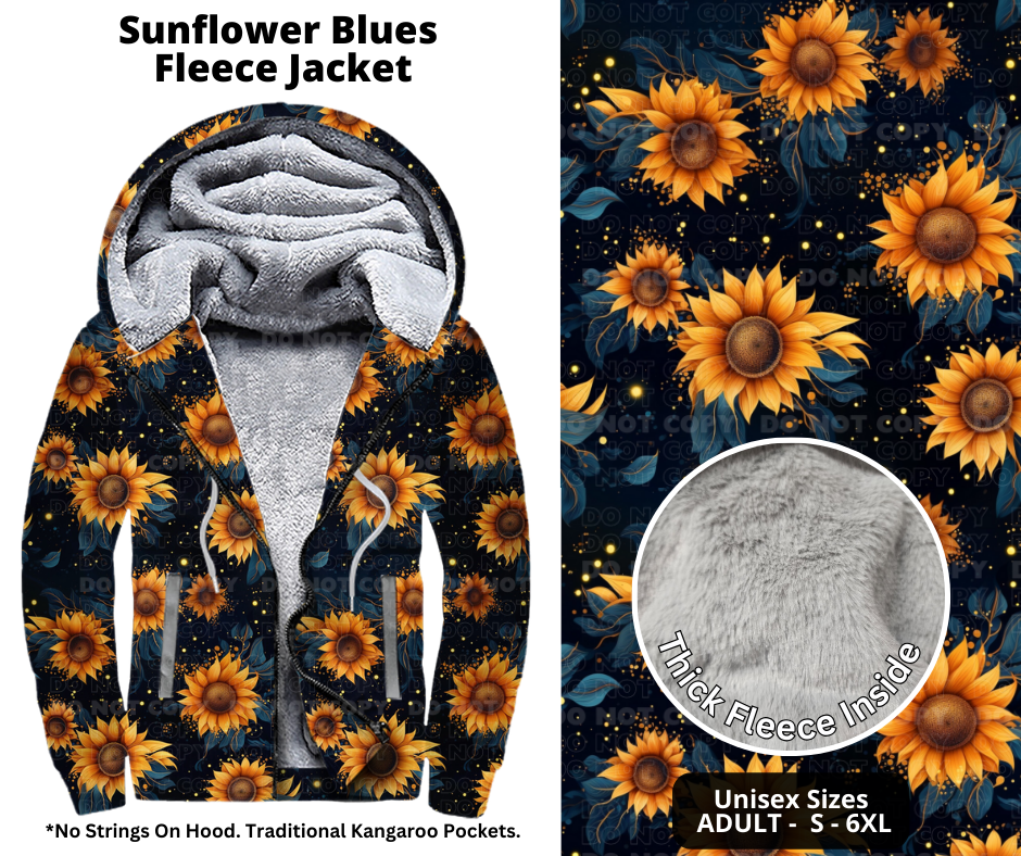 Preorder! Closes 10/21. ETA Jan. Sunflower Blues Jackets