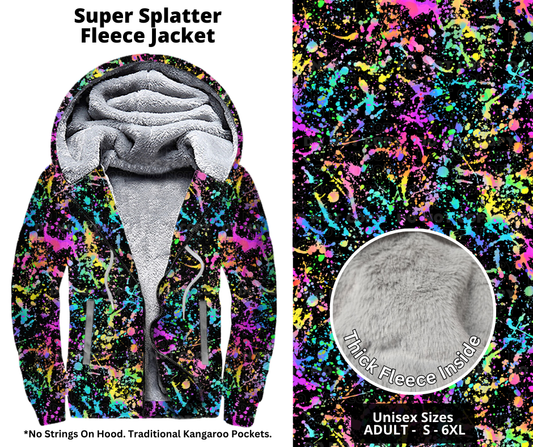 Preorder! Closes 10/21. ETA Jan. Super Splatter Jackets