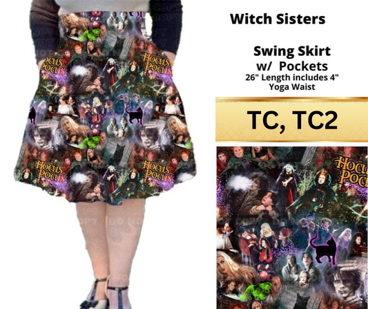 Witch Sisters Swing Skirt