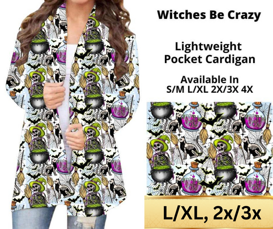 Witches Be Crazy Pocket Cardigan