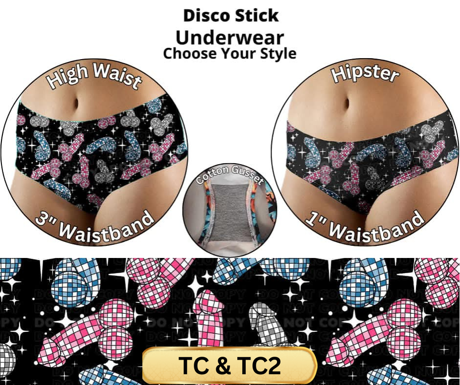 Disco Stick Hipster & High Waist Underwear