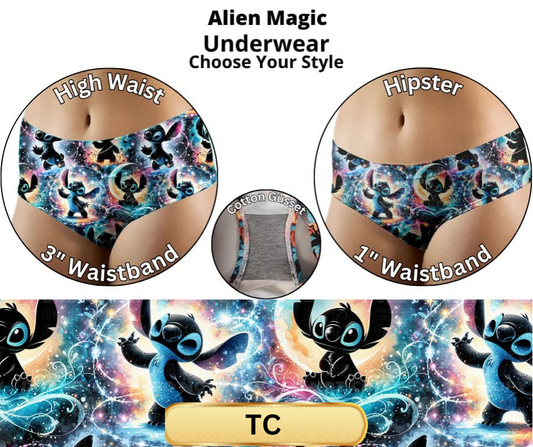 Alien Magic High Waist Underwear