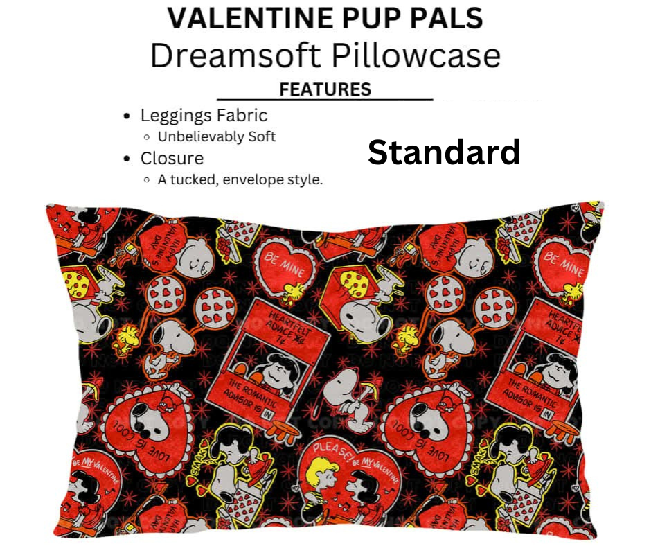 Valentine Pup Pals Dreamsoft Pillowcases