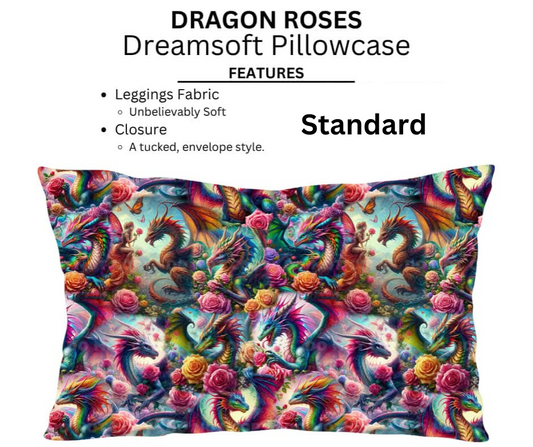 Dragon Roses Dreamsoft Pillowcases