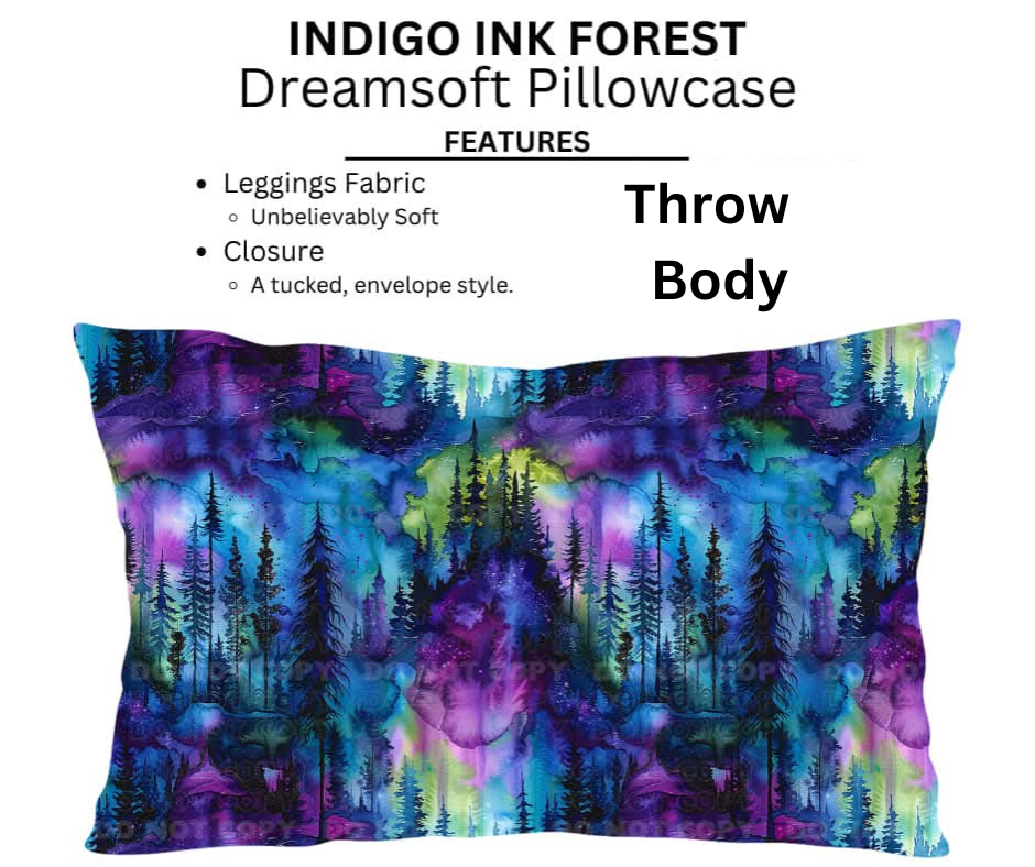 Indigo Ink Forest Dreamsoft Pillowcases