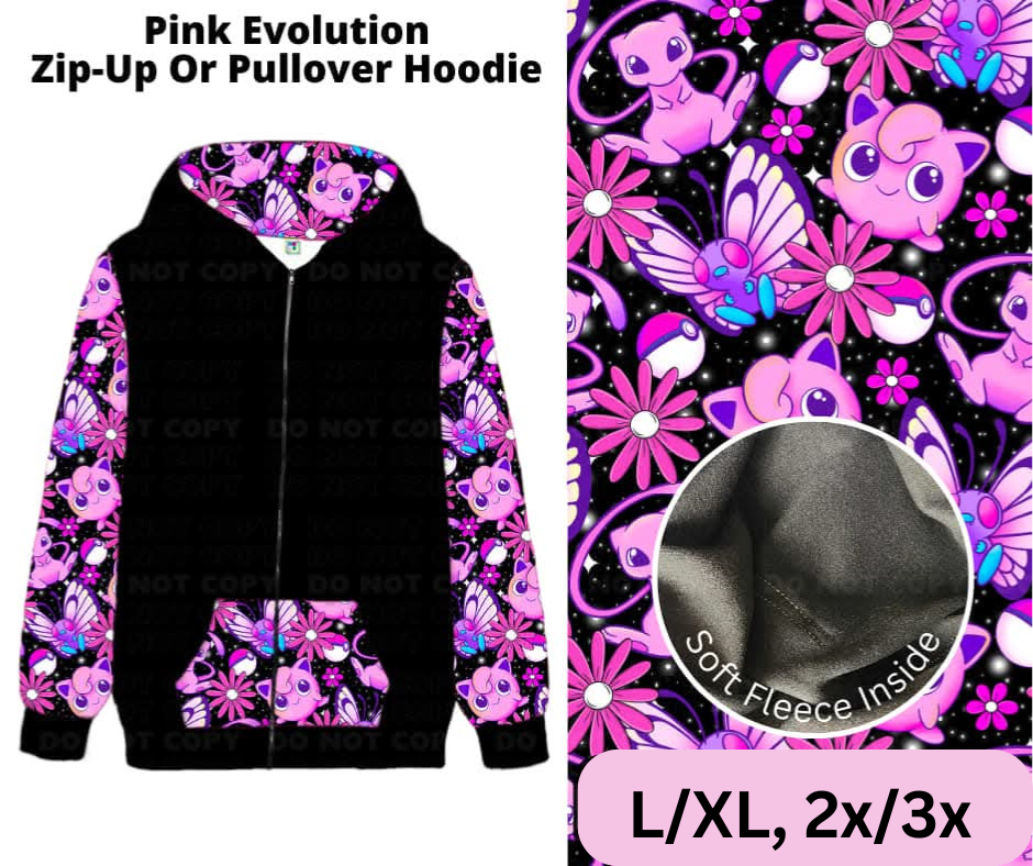 Pink Evolution Pullover Hoodie