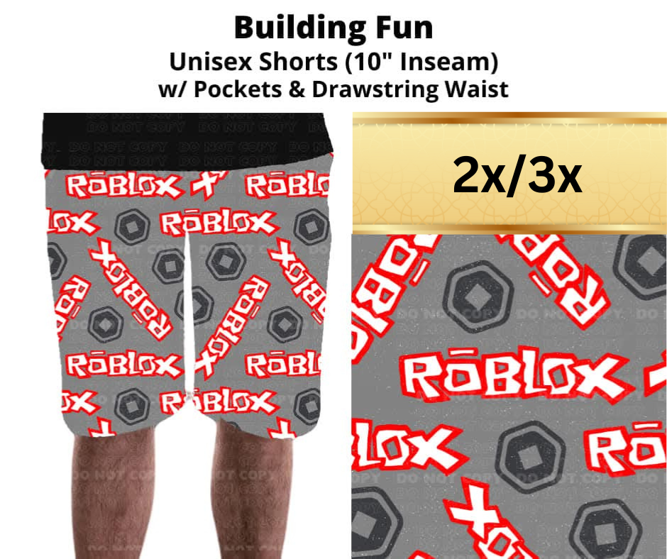 Building Fun Unisex Shorts