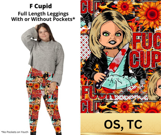 F Cupid Full Length Leggings w/ Pockets