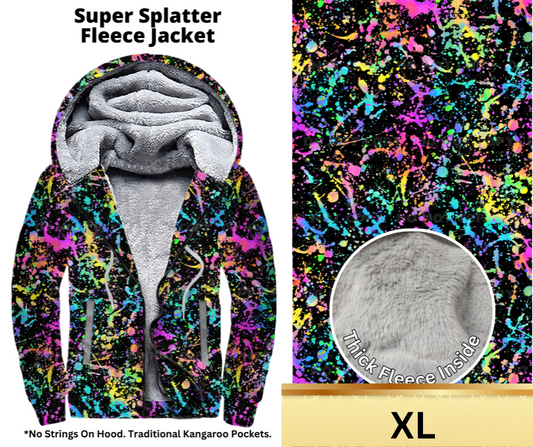 Super Splatter Fleece Jackets