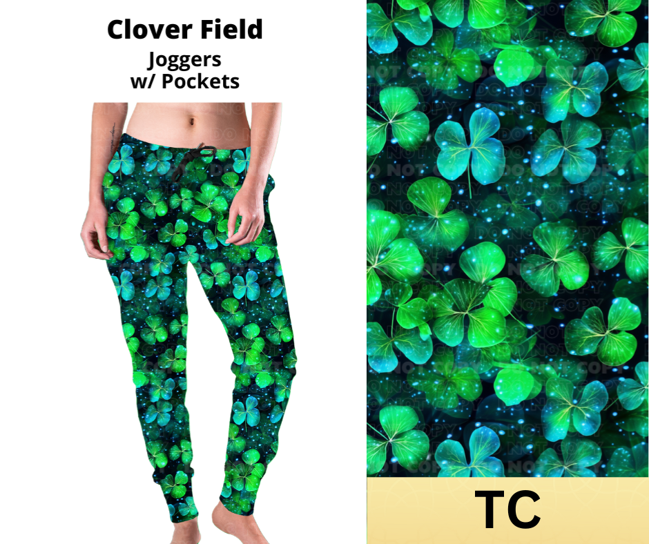 Preorder Extras! ETA Feb. Clover Field Joggers