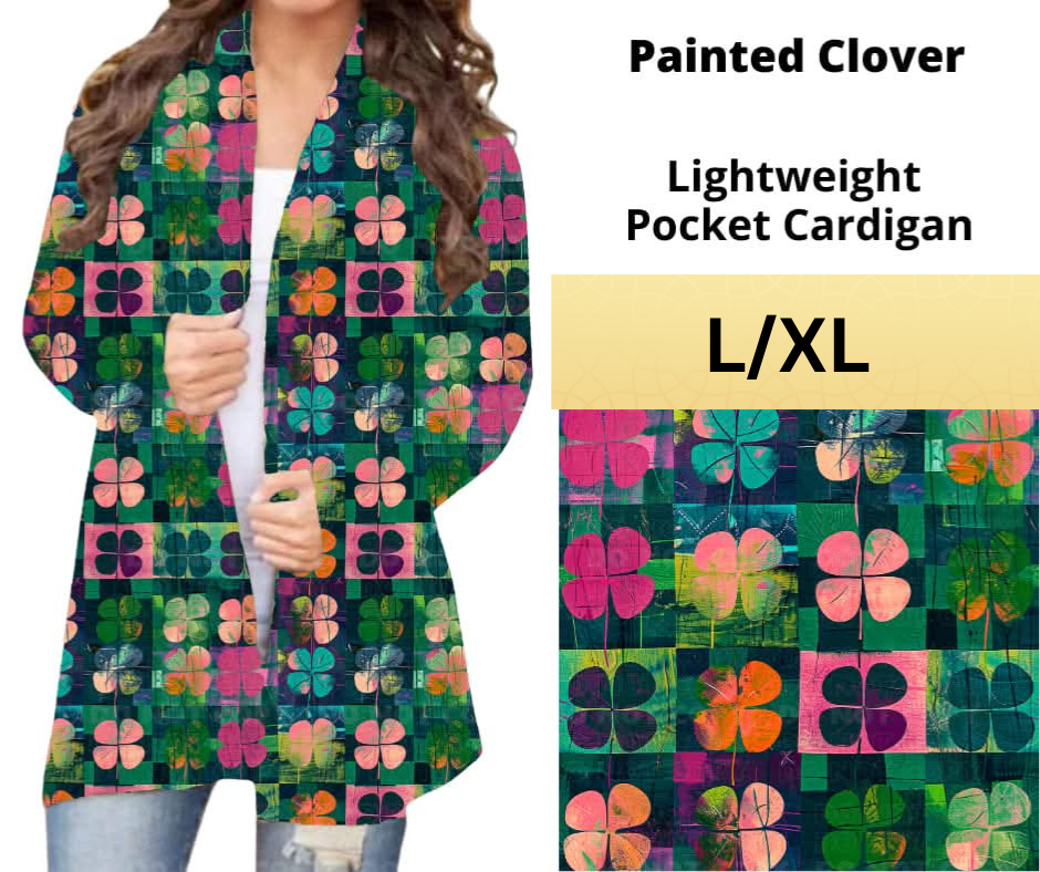 Preorder Extras! ETA March. Painted Clover Pocket Cardigan