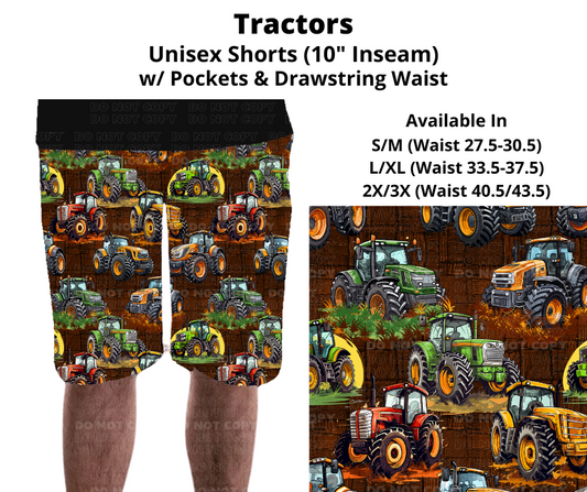 Preorder! Closes 11/27. ETA Feb. Tractors Unisex Shorts