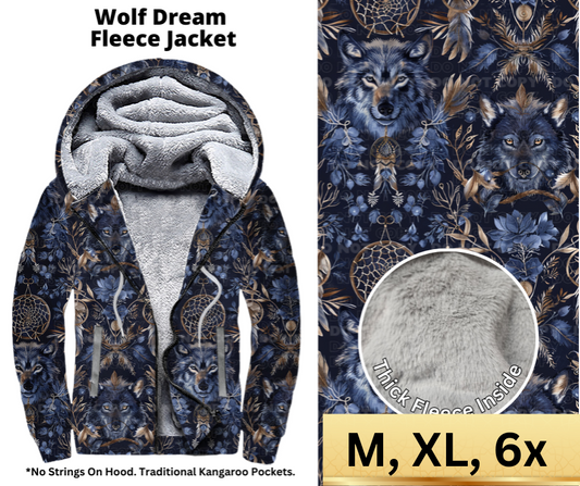 Wolf Dream Fleece Jackets