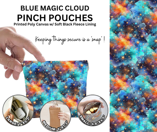 Blue Magic Cloud Pinch Pouches