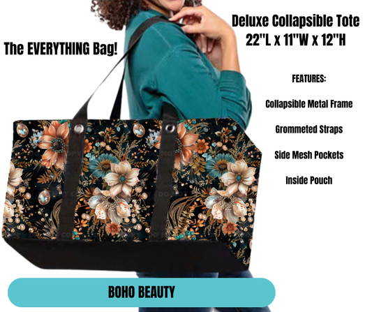 Boho Beauty Collapsible Tote