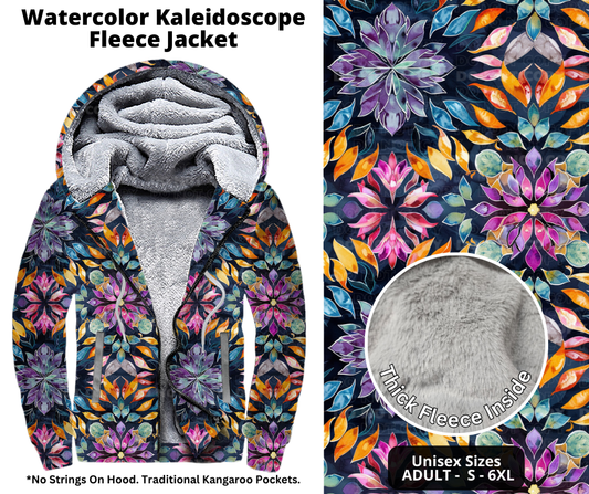 Preorder! Closes 10/21. ETA Jan. Watercolor Kaleidoscope Jackets