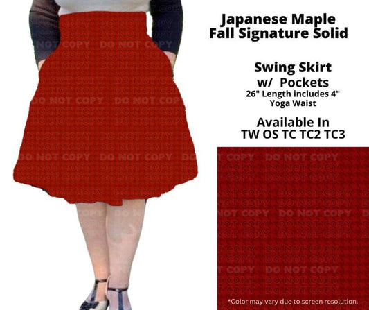 Japanese Maple Swing Skirt