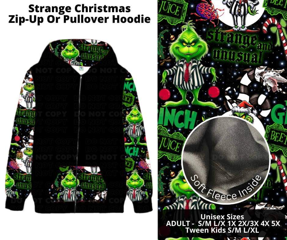 Strange Christmas Zip-Up or Pullover Hoodie