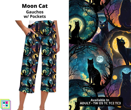 Moon Cat Capri Gauchos