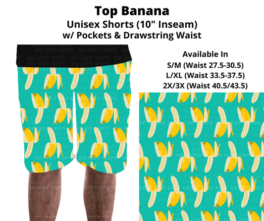 Preorder! Closes 11/27. ETA Feb. Top Banana Unisex Shorts