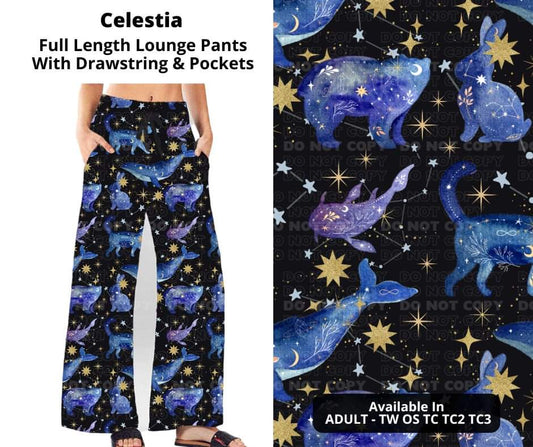 Preorder! Closes 10/23. ETA Dec. Celestia Full Length Lounge Pants