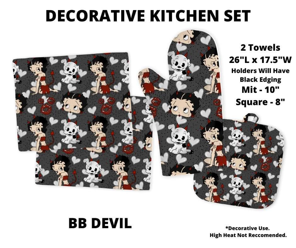 BB Devil Decorative Kitchen Set