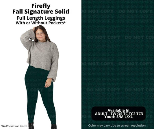 Firefly Full Length Leggings w/ Pockets