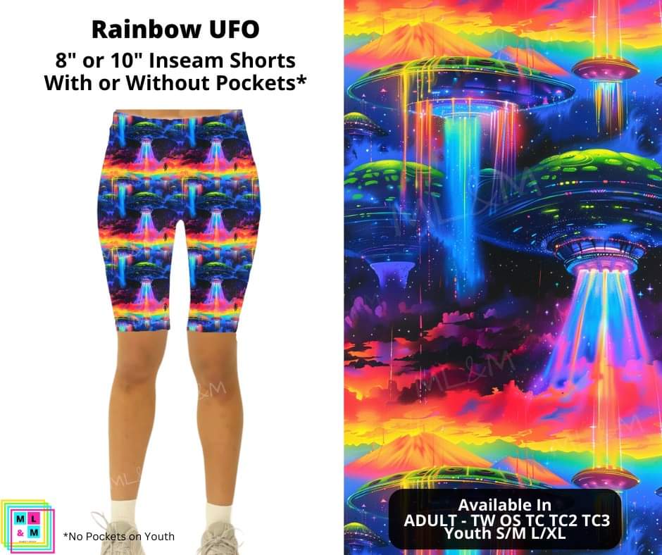 Rainbow UFO Shorts