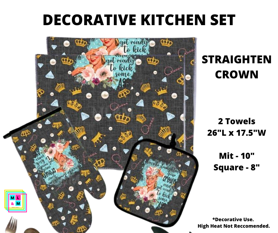 Straighten Crown - Decorative Kitchen Set