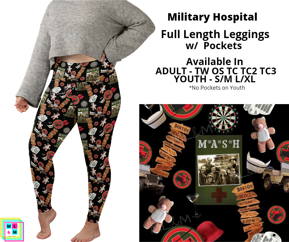 Military Hospital Full Length Leggings
