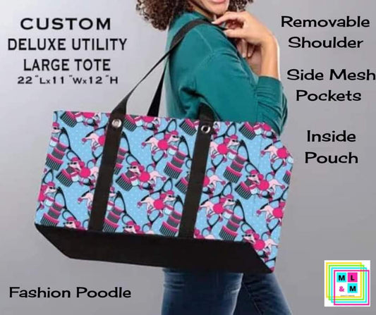 Fashion Poodle Collapsible Tote