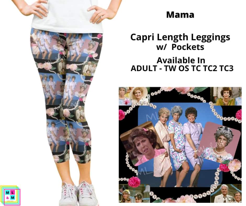 Mama Capri Length w/ Pockets