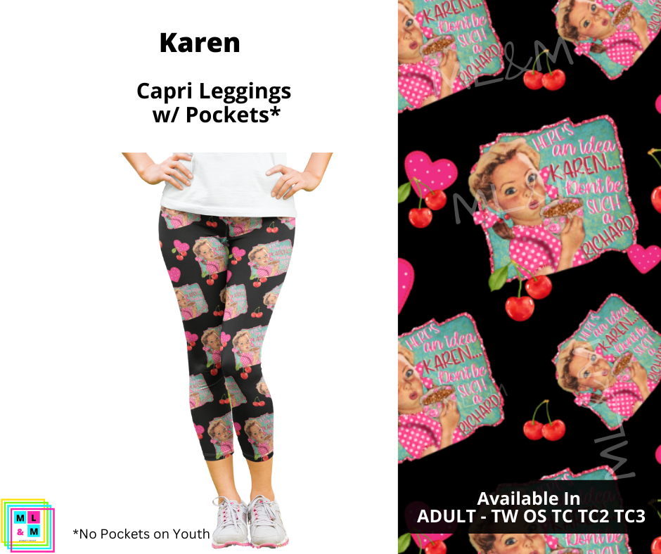 Karen Capri Length w/ Pockets