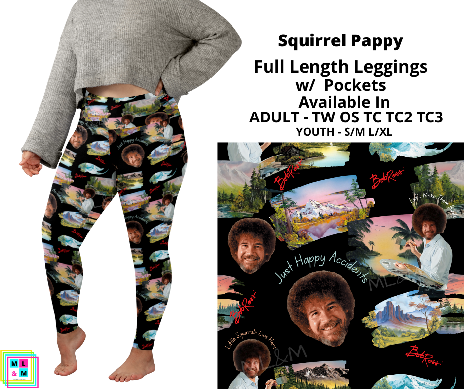 Squirrel Pappy Full Length Leggings